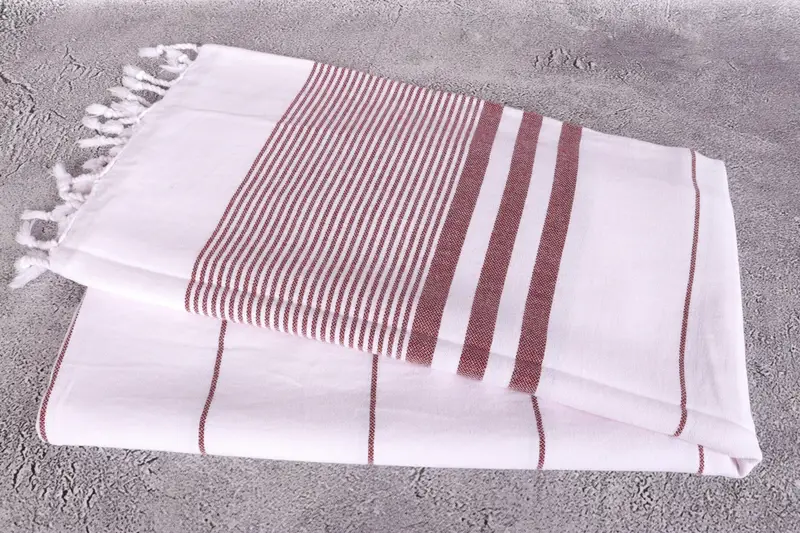 Gift Boxes Towel, Customized Turkish Towel, 70x40 Cotton Striped Towel, Embroidered Towel, Best Beach Towel, Bachelorette Party Decorations - 6