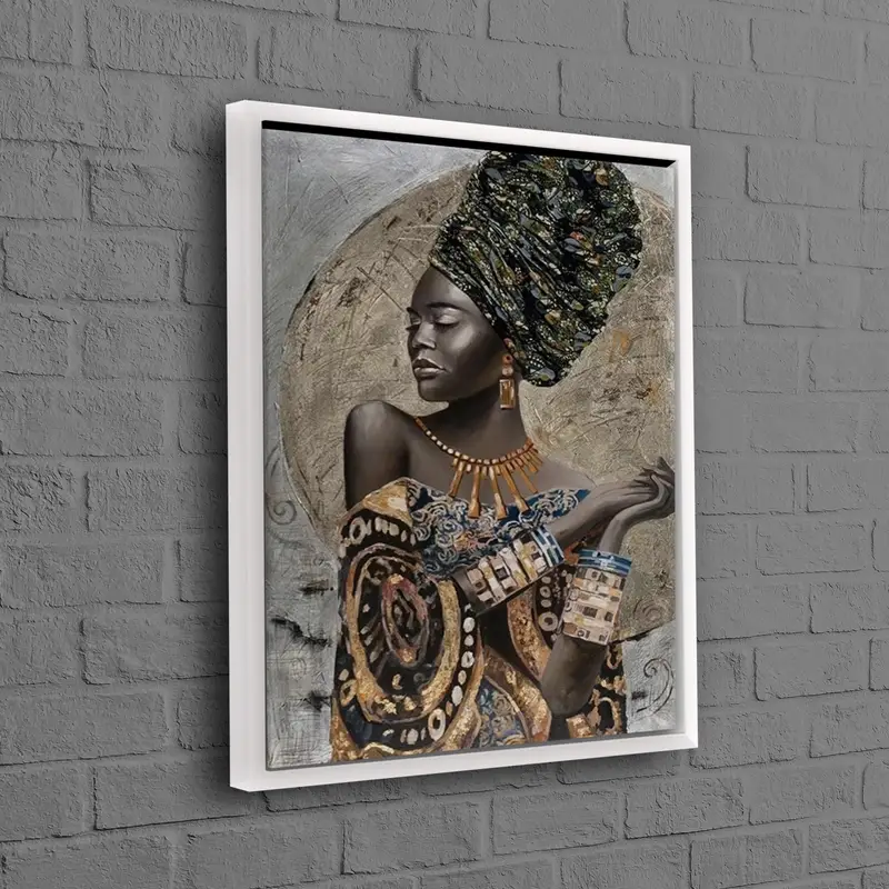 Lienzo impreso de lujo: decoración elegante para la mujer moderna