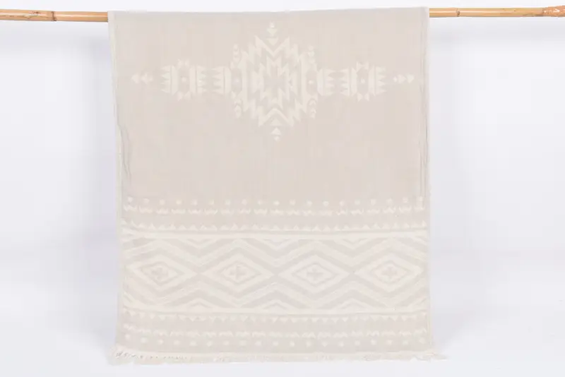 Bachelorette Light Gray Plus Design Hand Towel, 40x24 Inches