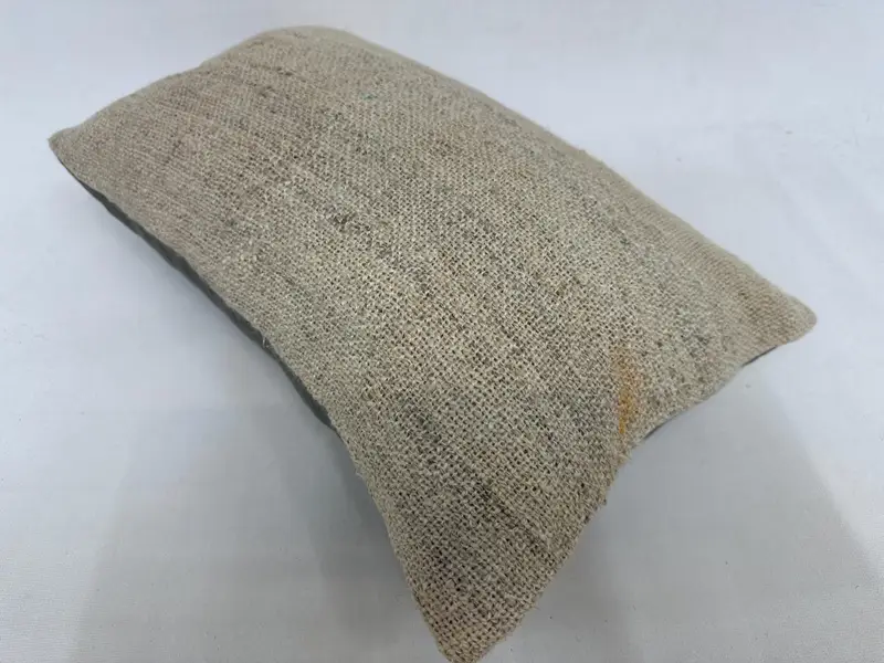 Pillow Sham, Pattern Throw Cushion Case, 12x20 Beige Cushion Cover, Vintage Kilim Throw Pillow, Interior Designer Pillow, Kilim Cushion Sham - 6
