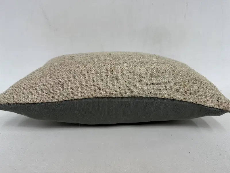 Pillow Sham, Pattern Throw Cushion Case, 12x20 Beige Cushion Cover, Vintage Kilim Throw Pillow, Interior Designer Pillow, Kilim Cushion Sham - 5