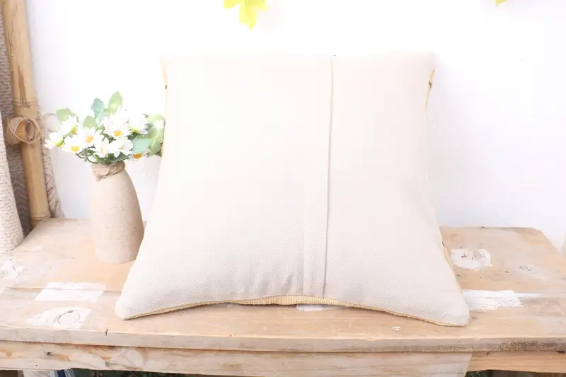 Outdoor Pillow Cover, Cushion Case, 16x16 Beige Pillow Case, Pillow for Couch, Retro Throw Cushion Cover, Turkish Kilim Pillow, Boho Pillow - 7