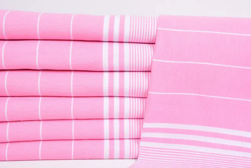 Family Gift, 40x24 Cotton Striped Towel, Handmade Gift, Personalized Kitchen Towel, Monogram Hand Towel, Gift For The Home, Bathroom Towels - 2