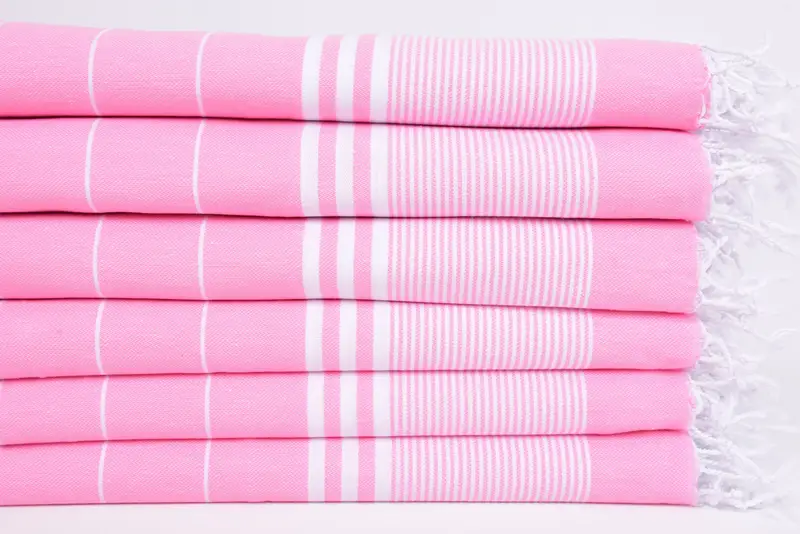 Family Gift, 40x24 Cotton Striped Towel, Handmade Gift, Personalized Kitchen Towel, Monogram Hand Towel, Gift For The Home, Bathroom Towels - 3