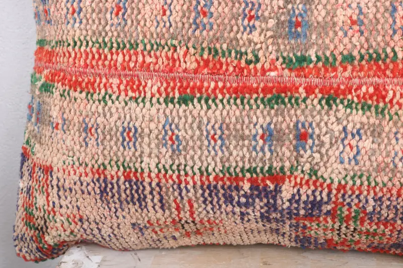 Ethnic Throw Pillow Cover, 16x36 Beige Pillow Case, Antique Pillows, Office Chair Cushion Case, Boho Pillow, Kilim Pillow, Pillow Case - 3