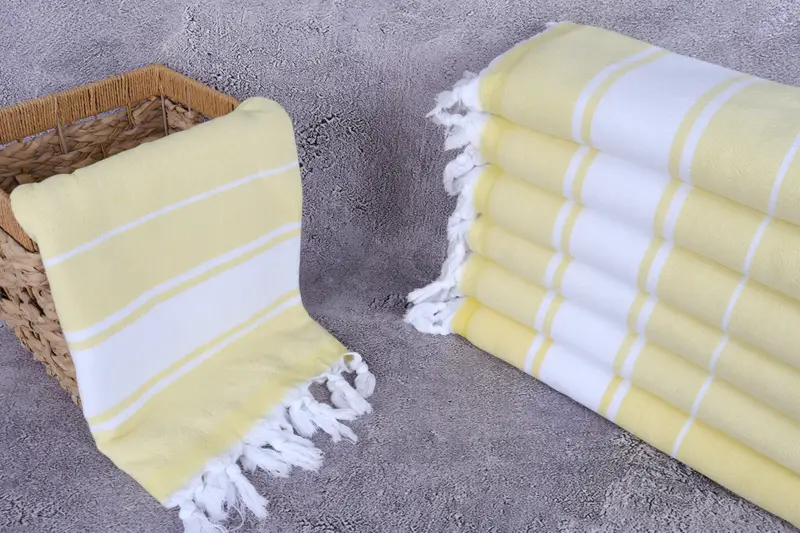 Gift For Mom, Quick-dry peshtemal, Absorbent Turkish towel, 64x36 Cotton Striped Terry Towel, Turkish hand towel, Large Beach Towel Personalized - 3