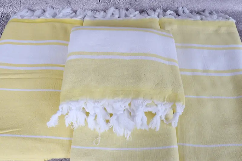 Gift For Mom, Quick-dry peshtemal, Absorbent Turkish towel, 64x36 Cotton Striped Terry Towel, Turkish hand towel, Large Beach Towel Personalized - 4