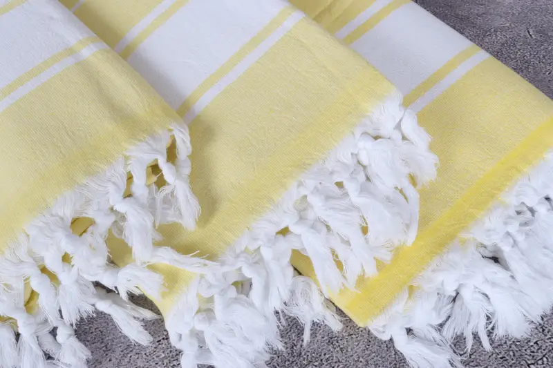 Gift For Mom, Quick-dry peshtemal, Absorbent Turkish towel, 64x36 Cotton Striped Terry Towel, Turkish hand towel, Large Beach Towel Personalized - 5