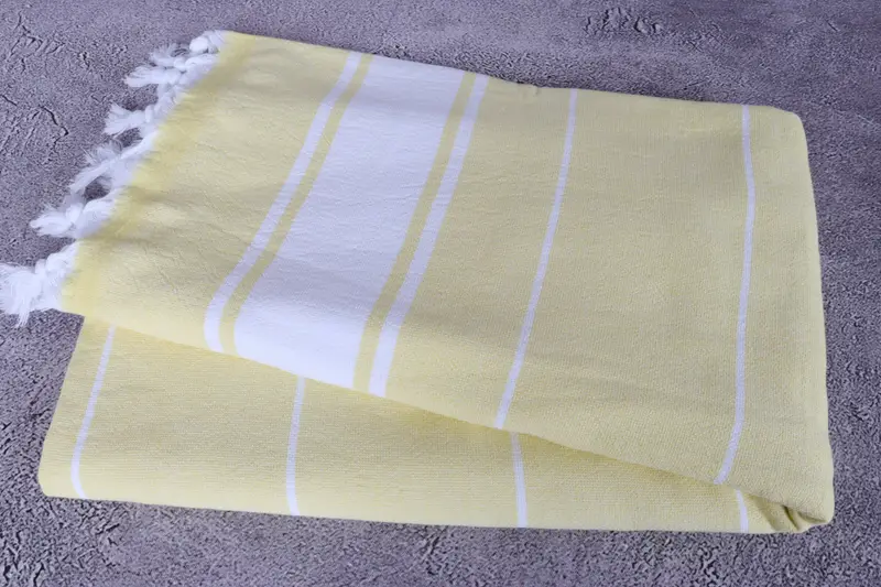Gift For Mom, Quick-dry peshtemal, Absorbent Turkish towel, 64x36 Cotton Striped Terry Towel, Turkish hand towel, Large Beach Towel Personalized - 6