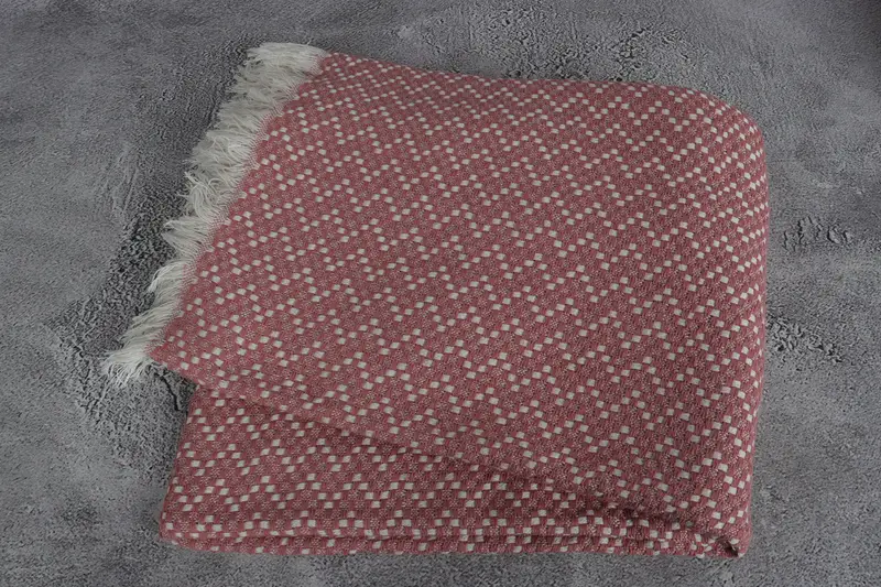 Custom Wedding Gifts, Personalized Gifts, Turkish Blanket, 76x68 Cotton Herringbone Towel, Turkish Cotton Blanket, Best Friend Gift Ideas - 6