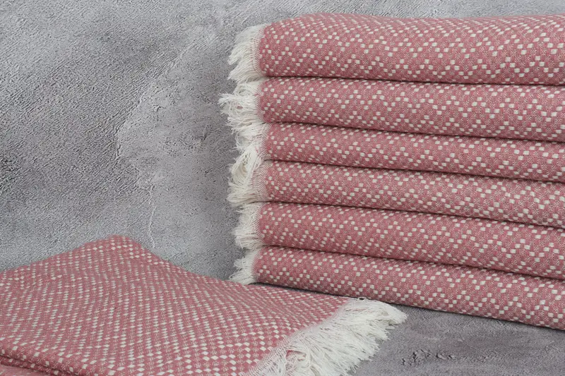 Custom Wedding Gifts, Personalized Gifts, Turkish Blanket, 76x68 Cotton Herringbone Towel, Turkish Cotton Blanket, Best Friend Gift Ideas - 2