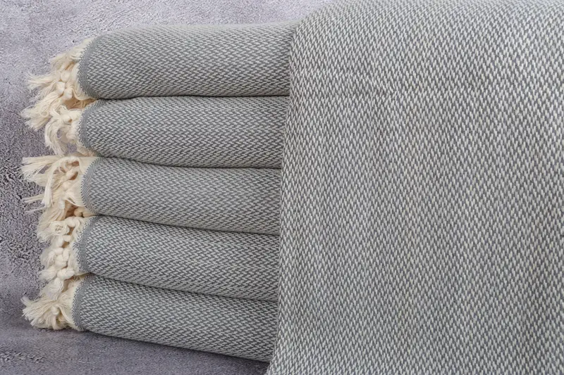 Monogram Blanket, Bachelorette Party Gifts For Bride, Personalized Blanket, Maid Of Honor Gift, Throw Blanket, 92x76 Cotton Geometric Towel - 1