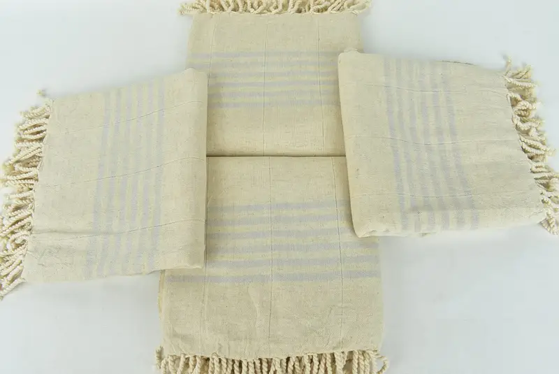 Valentines Day Gift For Her, Best Friend Gift, Peshtemal Towel, Bulk Order Towel, Bridal Shower Favors, Engagement Gift, 70x40 Linen Striped Towel - 6