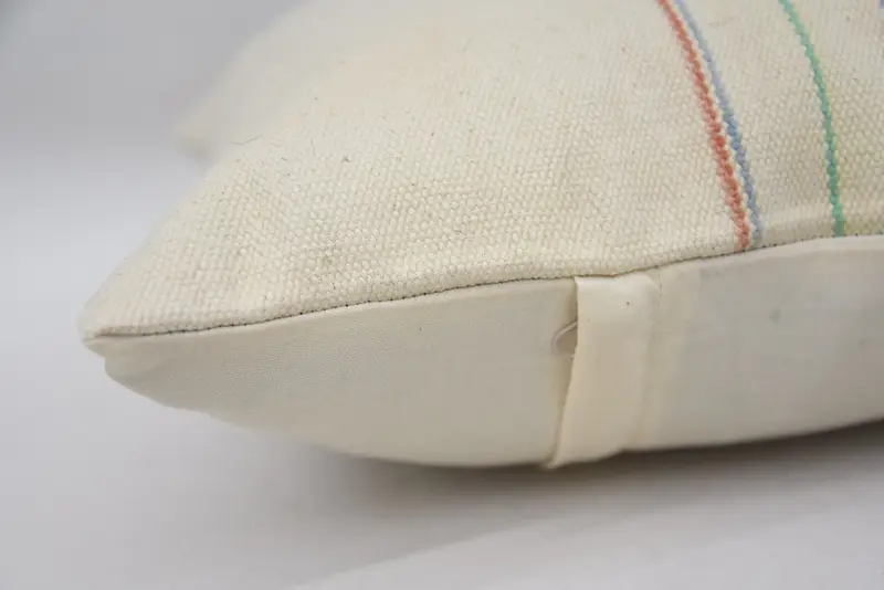 Kilim Pillow, Bolster Throw Pillow Sham, Authentic Pillow Cover, Kilim Pillow Cover, Pillow Case, 16x16 Beige Cushion, Pillow for Sofa - 6
