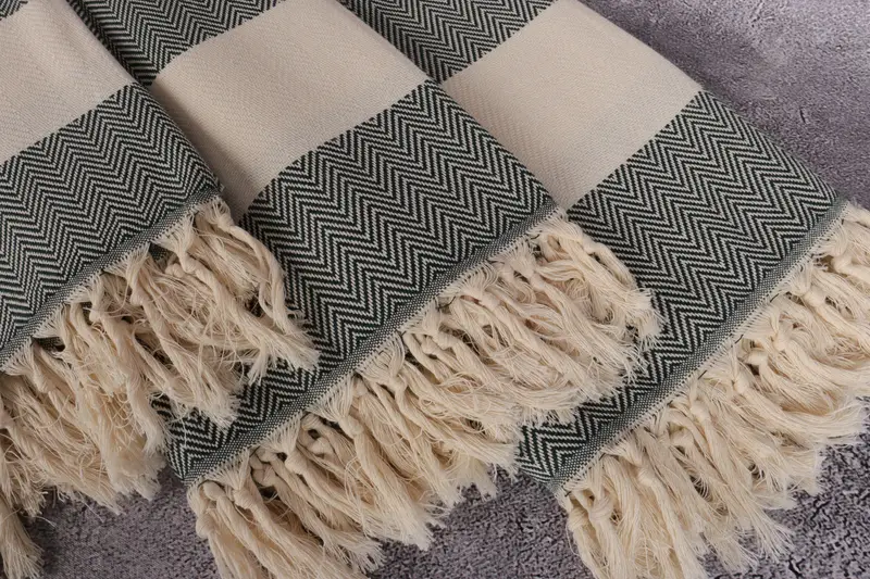 Organic Towel, 70x40 Cotton Herringbone Towel, Turkish beach towel, Xmas Gifts, Cotton towel, Arizona Bachelorette Party Favors, Turkish Towel Beach - 5
