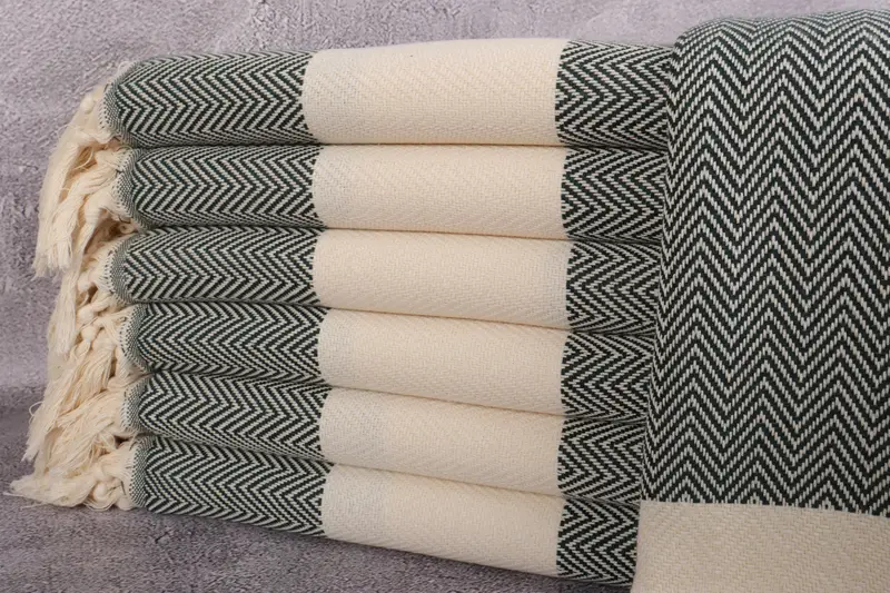 Organic Towel, 70x40 Cotton Herringbone Towel, Turkish beach towel, Xmas Gifts, Cotton towel, Arizona Bachelorette Party Favors, Turkish Towel Beach - 1
