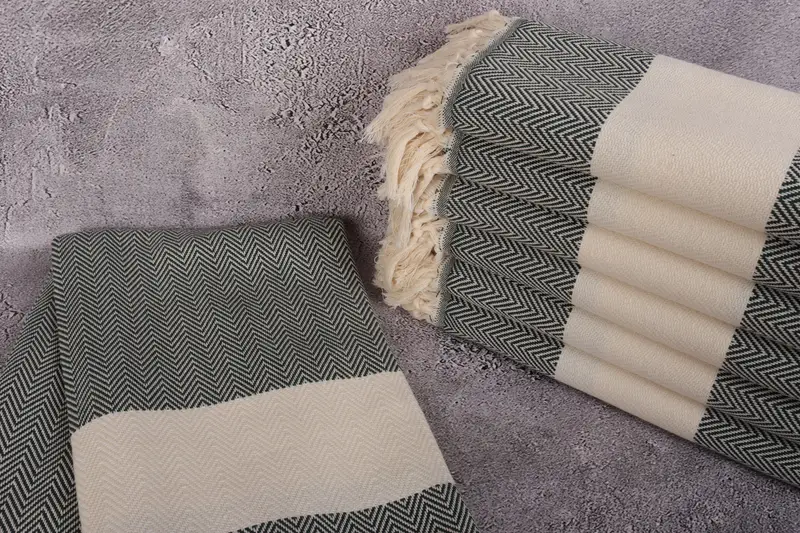 Organic Towel, 70x40 Cotton Herringbone Towel, Turkish beach towel, Xmas Gifts, Cotton towel, Arizona Bachelorette Party Favors, Turkish Towel Beach - 2