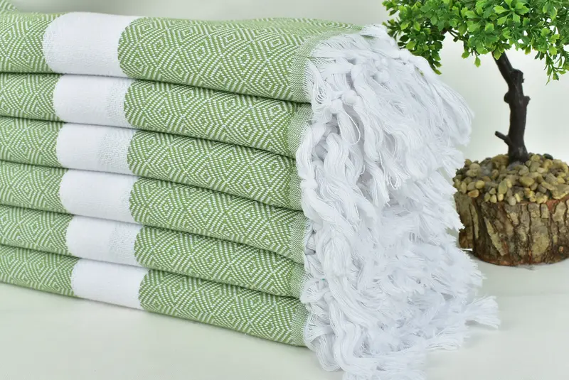 Turkish bath towel, Family Gift Basket, Peshtemal, Bachelor Gifts, 70x40 Cotton Diamond Towel, Turkish Beach Towel Monogram, Bridal Shower Gift - 3