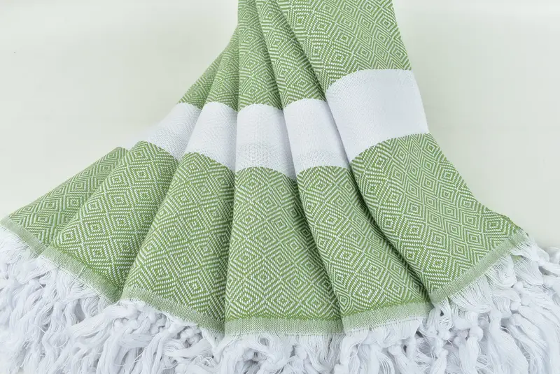 Turkish bath towel, Family Gift Basket, Peshtemal, Bachelor Gifts, 70x40 Cotton Diamond Towel, Turkish Beach Towel Monogram, Bridal Shower Gift - 4
