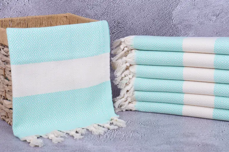 Personalized Gift For Him, Monogrammed Hand Towel, Wedding Gift, Monogram Kitchen Towel, 36x20 Cotton Diamond Towel, Bridal Shower Favors, Gym Towel - 3