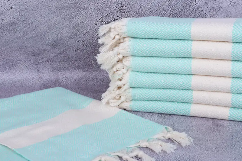Personalized Gift For Him, Monogrammed Hand Towel, Wedding Gift, Monogram Kitchen Towel, 36x20 Cotton Diamond Towel, Bridal Shower Favors, Gym Towel - 2