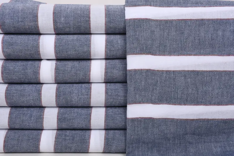 Bridesmaid Towel, Handwoven organic Turkish towel for spa, 70x40 Cotton Striped Towel, Lightweight towel, Home Gift, Absorbent towel, Bath towel - 1