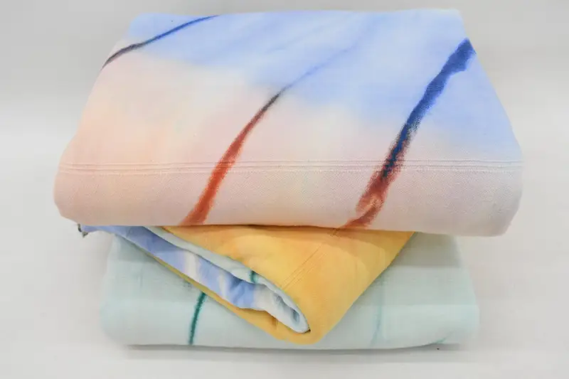 Bridal Shower Gift, 96x80 Cotton Striped Tie Dye Towel, Custom Wedding Gift From Bridesmaid, Custom Wedding Gifts, Gift For Her, Custom Blanket - 4