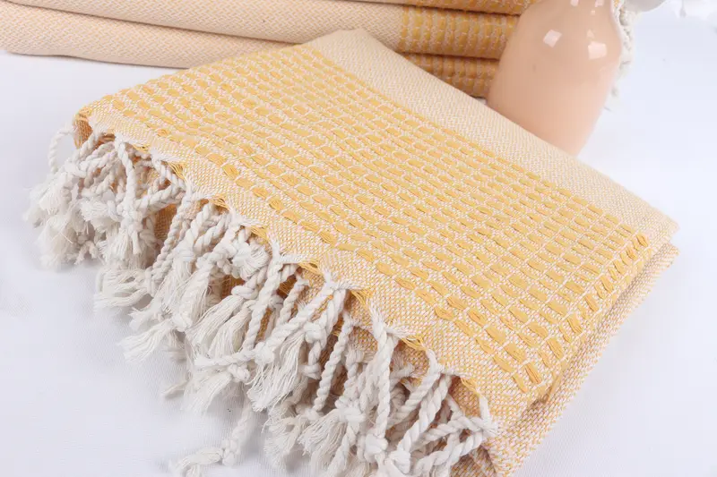 Bachelorette Party Gift, Girls Weekend Getaways Ideas, Housewarming Gift, 70x36 Cotton Striped Towel, House Warming Gift, Beach Towel Gift - 5