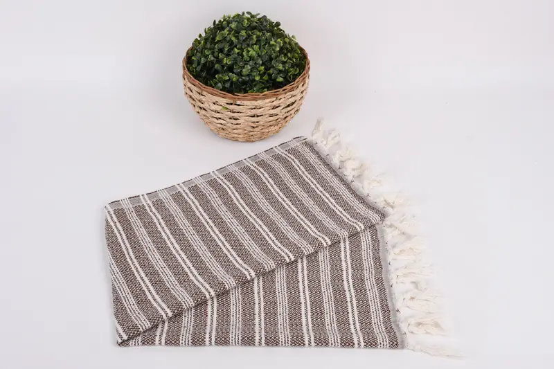Monogrammed Hand Towel, Organic Towel, Wedding Gift, Mother Of The Groom Gift, Gift For The Home Decor, Turkish Tea Towel, 32x18 Cotton Flat Towel - 4