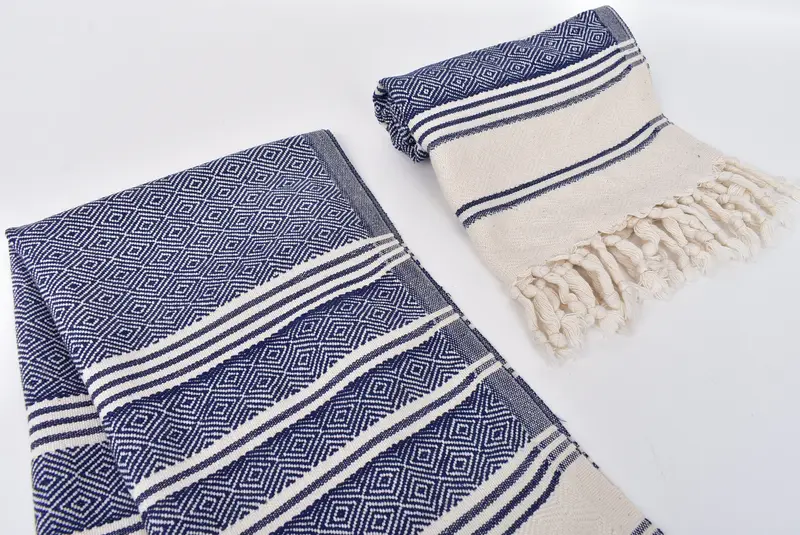 Small Bath Towels, 40x18 Cotton Diamond Towel, Guest Towel, Spa Towel, Bride Gift, Turkish Hand Towel, Personalized Gifts, Bridesmaid Towel - 7