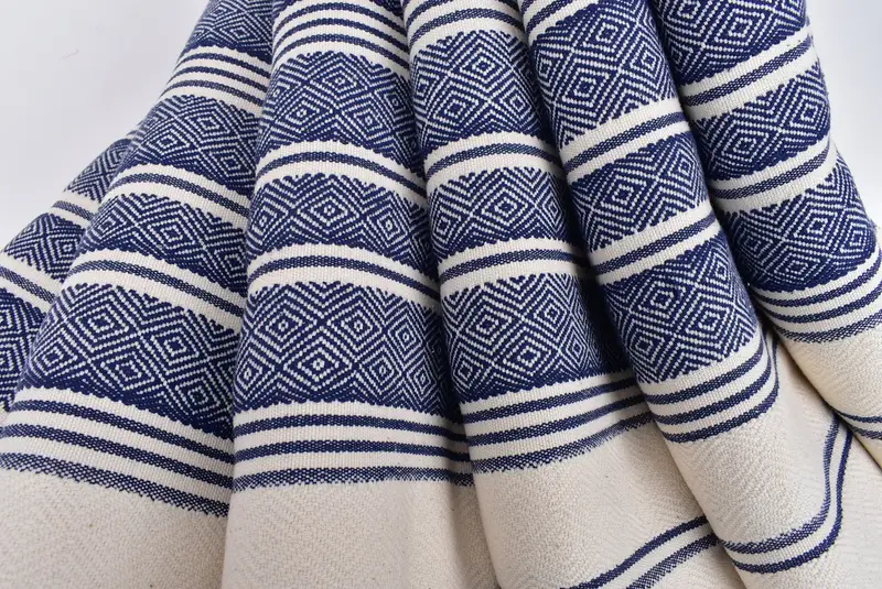 Small Bath Towels, 40x18 Cotton Diamond Towel, Guest Towel, Spa Towel, Bride Gift, Turkish Hand Towel, Personalized Gifts, Bridesmaid Towel - 5