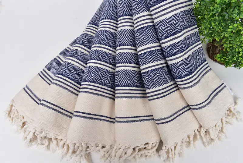 Small Bath Towels, 40x18 Cotton Diamond Towel, Guest Towel, Spa Towel, Bride Gift, Turkish Hand Towel, Personalized Gifts, Bridesmaid Towel - 4
