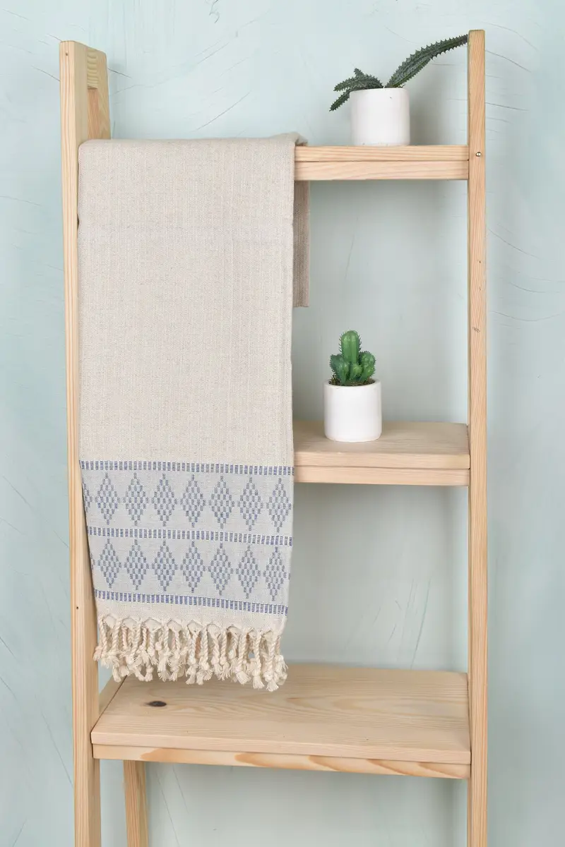 Hammam towel, Custom Wedding Gift From Bridesmaid, Home Decor Gifts, Gifts For Him, Bathroom Towel, Gym Towel, 70x36 Linen Kilim Design Towel - 8