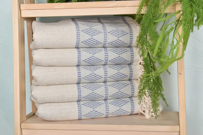 Hammam towel, Custom Wedding Gift From Bridesmaid, Home Decor Gifts, Gifts For Him, Bathroom Towel, Gym Towel, 70x36 Linen Kilim Design Towel - 2
