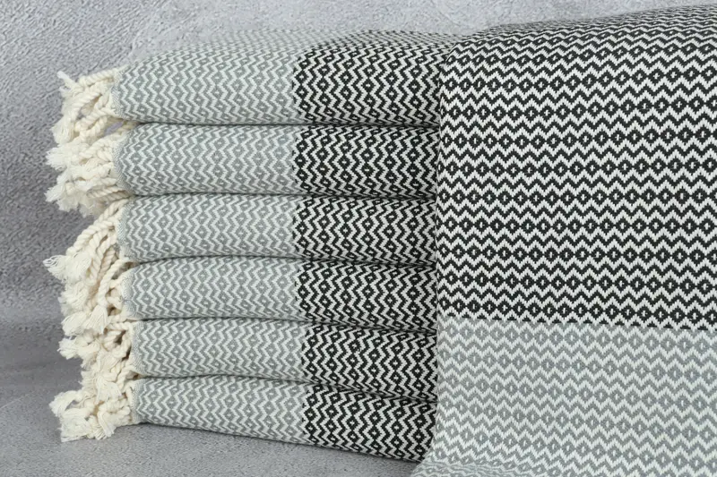 Bachelorette Party Favors, 70x40 Cotton Diamond Towel, Travel towel, Organic cotton Turkish peshtemal towel, Gym Towel, Cotton towel, Baby Boy Gift - 1