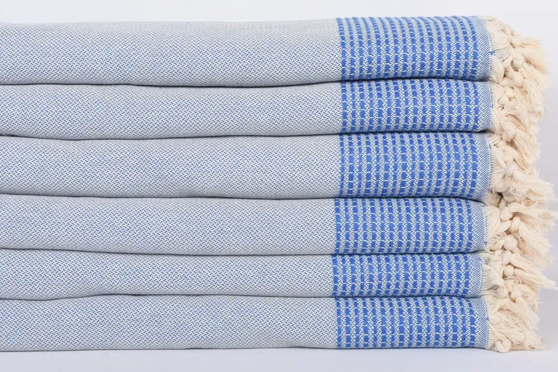 Christmas Tablecloth, Boho Throw Blankets, 96x92 Cotton Striped Towel, Monogram Blanket, Bridesmaid Gifts Personalized, Organic Throw, Tablecloth - 3