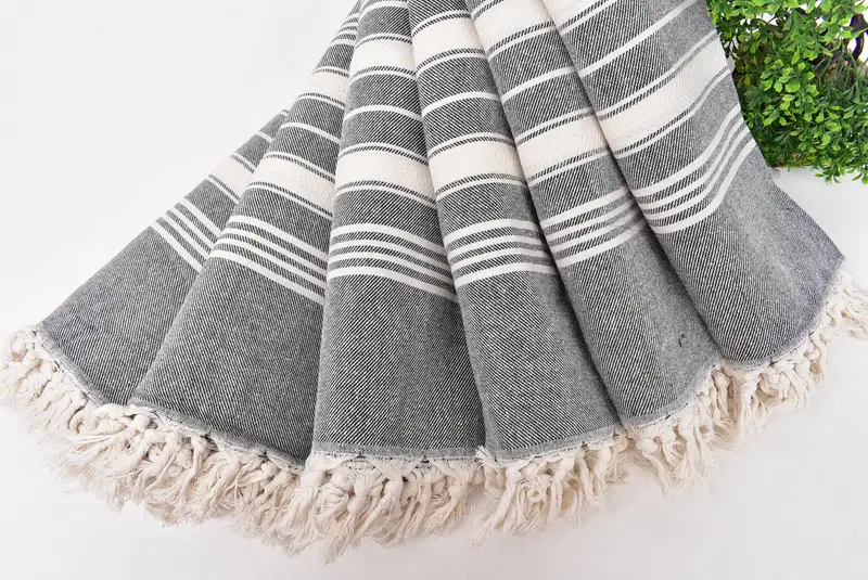 Absorbent towel, Wedding Towel, Bridesmaid Gift, Merry Christmas Gifts, 70x40 Cotton Herringbone Towel, Bath towel, Vegas Bachelorette Party Favors - 4