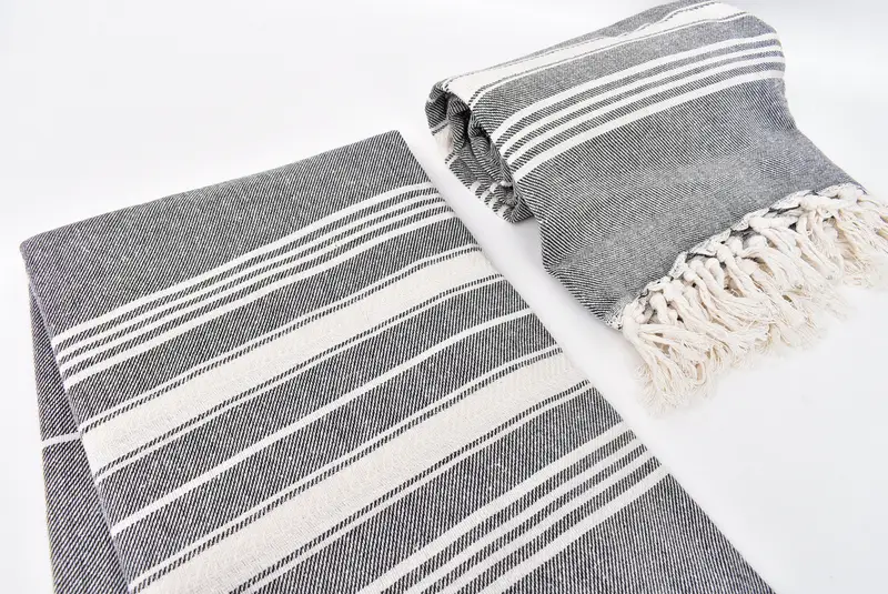 Absorbent towel, Wedding Towel, Bridesmaid Gift, Merry Christmas Gifts, 70x40 Cotton Herringbone Towel, Bath towel, Vegas Bachelorette Party Favors - 7