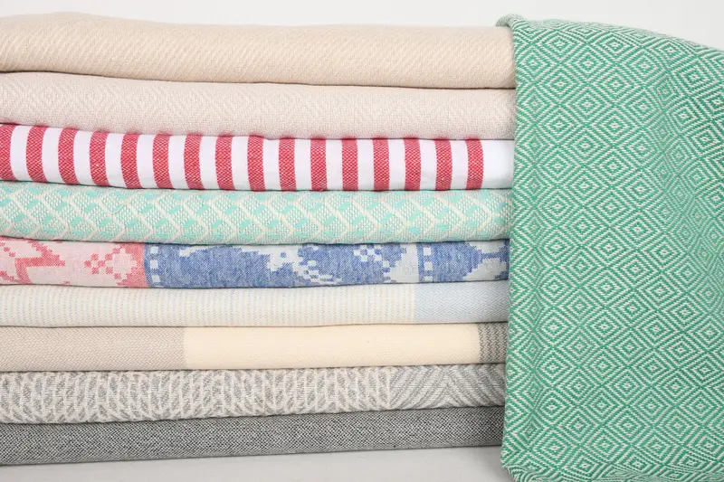 Turkish Hand Towel, 40x20 Cotton Set of 10 Towel, Holiday Towel, Bulk Order Towel, Guest Towel, Home Decor Towel, Kitchen Towel, Small Bath Towels - 2