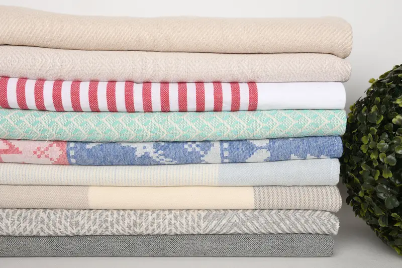 Turkish Hand Towel, 40x20 Cotton Set of 10 Towel, Holiday Towel, Bulk Order Towel, Guest Towel, Home Decor Towel, Kitchen Towel, Small Bath Towels - 3