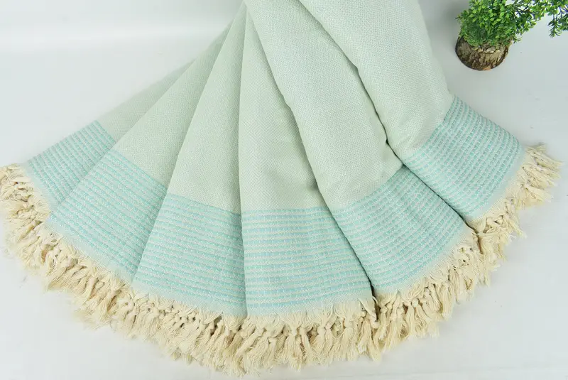 Girl Trip Party Favor, 96x92 Cotton Striped Towel, Quenn Bedspread, Housewarming Gift, Turkish Tablecloth, Boho Throw Blankets, Throw Blanket - 4