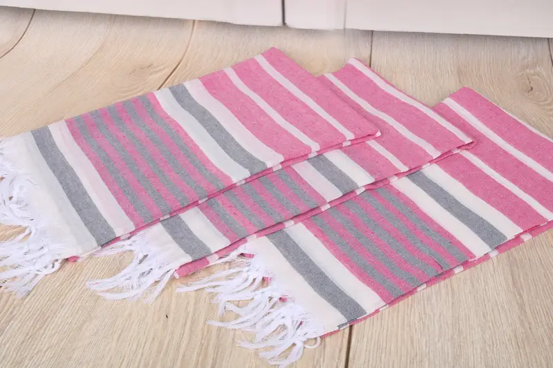 68x40 Cotton Striped Towel, Bachelorette Party Gift, Wedding Gift Ideas, Organic Turkish towel, Personalized Turkish Beach Towel, Bridesmaid Gifts - 6