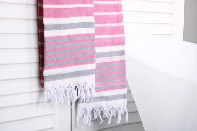 68x40 Cotton Striped Towel, Bachelorette Party Gift, Wedding Gift Ideas, Organic Turkish towel, Personalized Turkish Beach Towel, Bridesmaid Gifts - 8