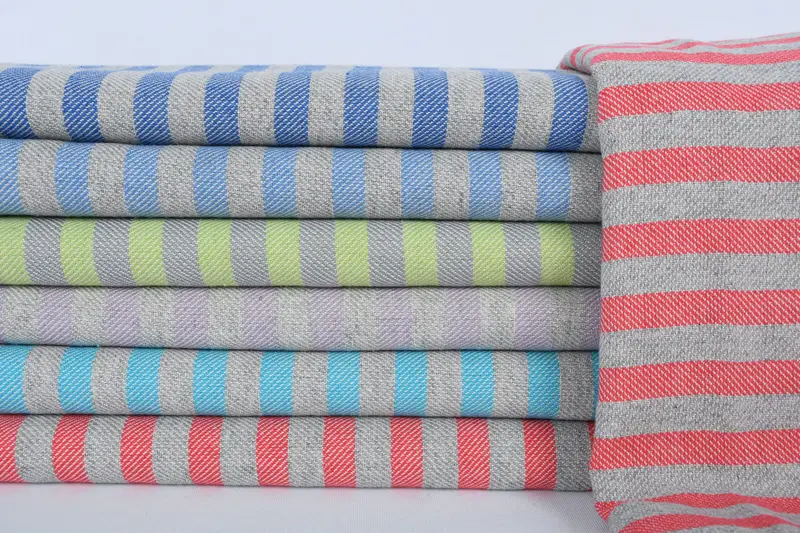 Home Decor Gifts, Travel Towel, Bachelorette Party Decorations, Best Wedding Gift, 70x36 Cotton Striped Towel, Personalized Gift, Gift For Boyfriend - 1