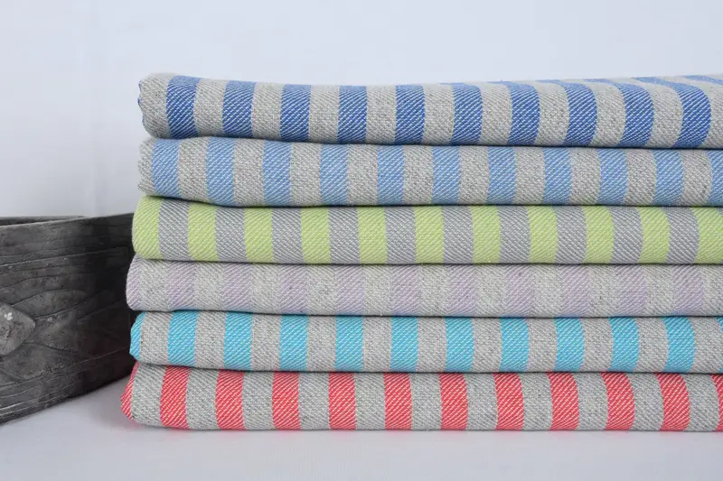 Home Decor Gifts, Travel Towel, Bachelorette Party Decorations, Best Wedding Gift, 70x36 Cotton Striped Towel, Personalized Gift, Gift For Boyfriend - 2