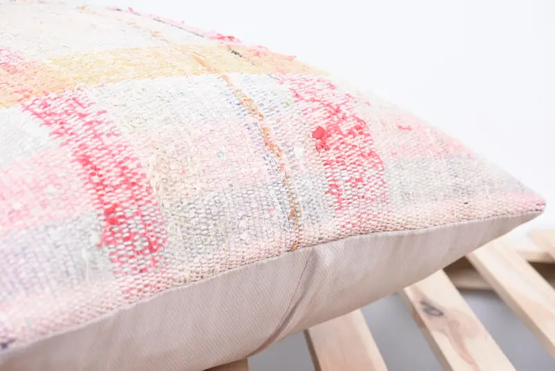 Custom Cushion, 18x18 Red Pillow, Handmade Kilim Cushion, Throw Kilim Pillow, Car Pillow Case, Cushion Cover, Kilim Pillow - 7