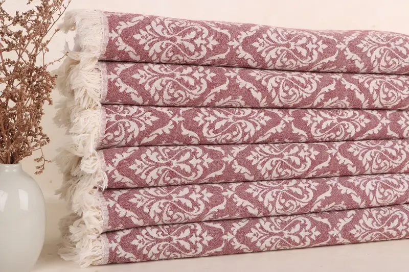 Bridesmaid Gifts, 40x24 Cotton Baroque Towel, Valentine Day Gift For Her, Small Bath Towels, Home Decor Towel, Wedding Favors, Guest Towel - 2