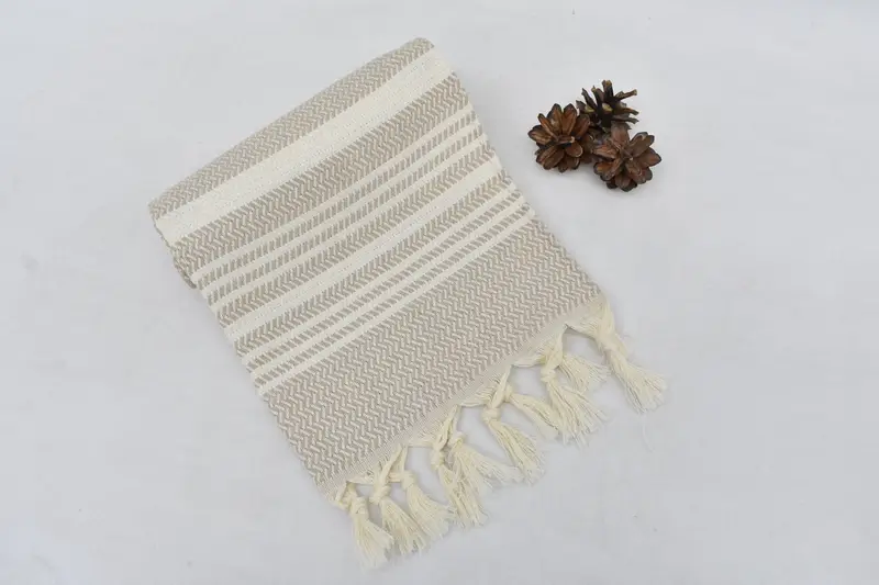 Monogram Kitchen Towel, Wedding Favors, Customized Towels, 40x18 Cotton Striped Towel, Custom Wedding Gifts, Small Bath Towels, Bridal Shower Favors - 7