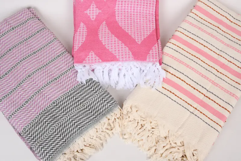 Spooky Bachelorette Party, Turkish Blanket, Best Friend Wedding Gift, Bedspread, 80x60 Cotton Set of 5 Towel, Bridal Shower Favors, Monogram Blanket - 7