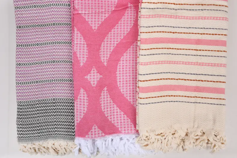 Spooky Bachelorette Party, Turkish Blanket, Best Friend Wedding Gift, Bedspread, 80x60 Cotton Set of 5 Towel, Bridal Shower Favors, Monogram Blanket - 8
